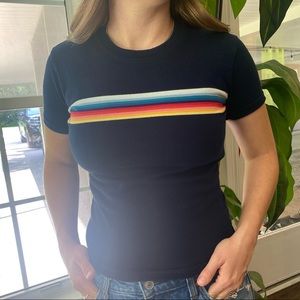 Rainbow Crop Top
